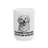 4045215118327202316_2048.jpeg Dog Lover Mug — "A True Friend Gives His Paw Not His Hand" Ceramic Coffee Cup (11oz & 15oz)