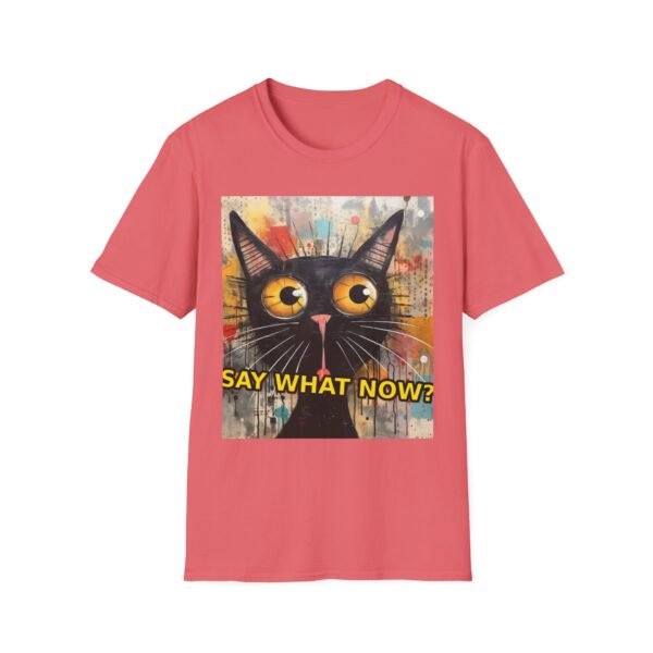 408139275884218692_2048.jpeg Cat T-Shirt — Graphic Wide-Eyed Cat "Say What Now?" Tee