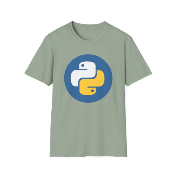 428440292000445013_2048.jpeg Python Logo T-Shirt — Retro Blue & Yellow Programmer Tee