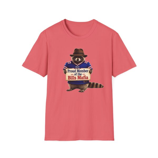Bills Mafia Raccoon T-Shirt — "Proud Member of the Bills Mafia" Football Fan Tee