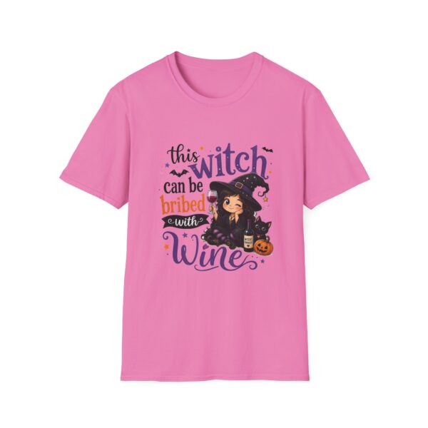 4561619102194766235_2048.jpeg Witch Can Be Bribed With Wine T-Shirt — Cute Halloween Witch Graphic Tee