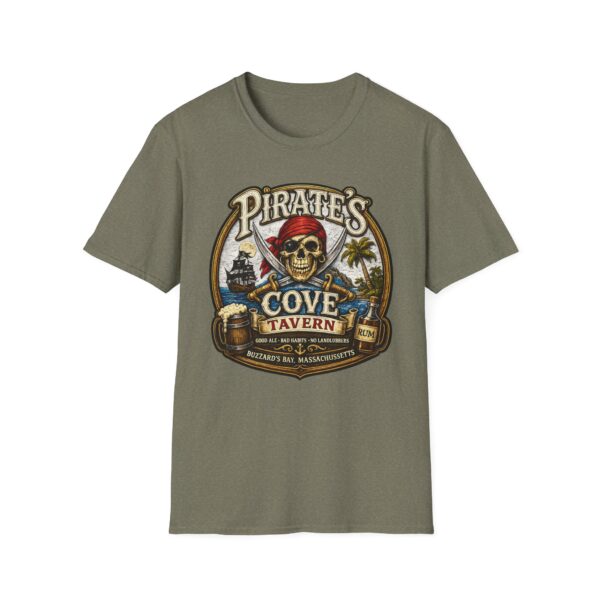 4890067897735786557_2048.jpeg Pirate's Cove Tavern Skull Tee — Vintage Pirate Skull T-Shirt