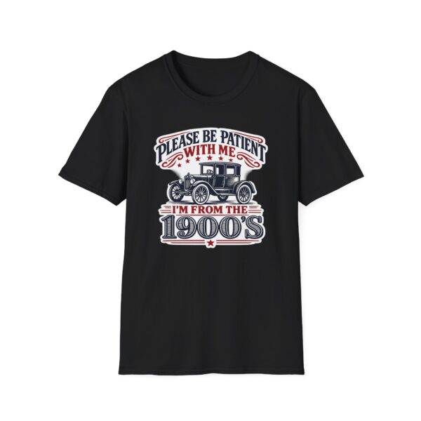 4910844721405376631_2048.jpeg Please Be Patient With Me Vintage Car T-Shirt — "I'm From the 1900's" Retro Tee