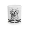 5244370273909815734_2048.jpeg Dog Lover Mug — "A True Friend Gives His Paw Not His Hand" Ceramic Coffee Cup (11oz & 15oz)
