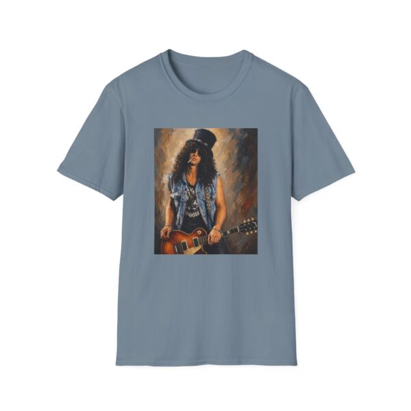 5871728556092758587_2048.jpeg Slash Portrait T-Shirt — Vintage Rock Guitarist Tee