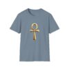 6026688651101325059_2048.jpeg Ankh Symbol T‑Shirt — Gold Egyptian Life Key Tee