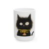 6297934229953459067_2048.jpeg Funny Black Cat Mug — “How Did You Know This Is My First Cup?” Ceramic Coffee Tea Cup (11oz & 15oz)