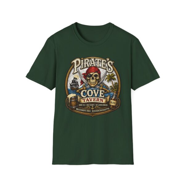 6467623869517412676_2048.jpeg Pirate's Cove Tavern Skull Tee — Vintage Pirate Skull T-Shirt