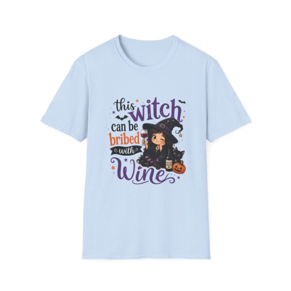 672200300355970798_2048.jpeg Witch Can Be Bribed With Wine T-Shirt — Cute Halloween Witch Graphic Tee