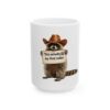 6755032085050593796_2048.jpeg Raccoon Cowboy Mug - "This actually IS my first rodeo" Ceramic Coffee Cup (11oz/15oz)