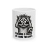 6811796257071748105_2048.jpeg Ceramic Mug — "Stress Is Caused by Giving Two Shits" Funny Coffee Mug, Sarcastic Office Gift (11oz, 15oz)