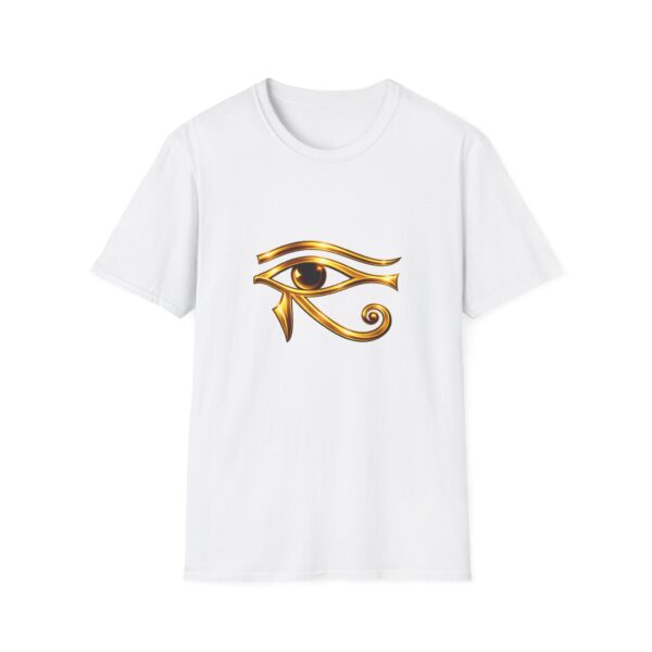 7021368593991615619_2048.jpeg Eye of Ra T-Shirt — Gold Egyptian Horus Eye Graphic Tee