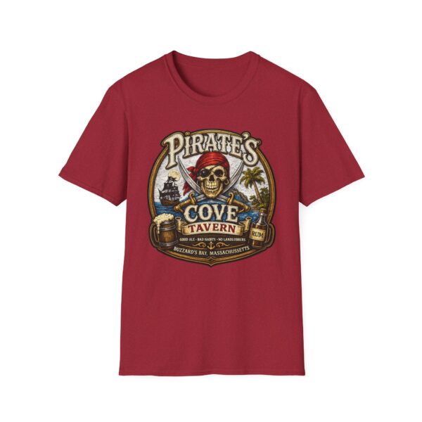 7086568340326045688_2048.jpeg Pirate's Cove Tavern Skull Tee — Vintage Pirate Skull T-Shirt