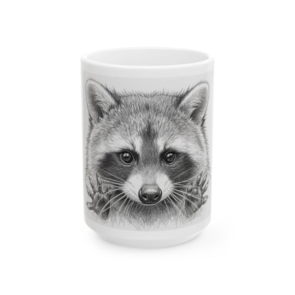 7368554423131147971_2048.jpeg Raccoon Sketch Ceramic Mug (11oz & 15oz) — Hand-Drawn Wildlife Coffee Cup