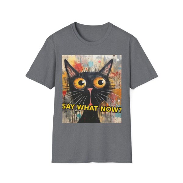 7505372051175739170_2048.jpeg Cat T-Shirt — Graphic Wide-Eyed Cat "Say What Now?" Tee