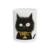 7505906781073211678_2048.jpeg Funny Black Cat Mug — “How Did You Know This Is My First Cup?” Ceramic Coffee Tea Cup (11oz & 15oz)