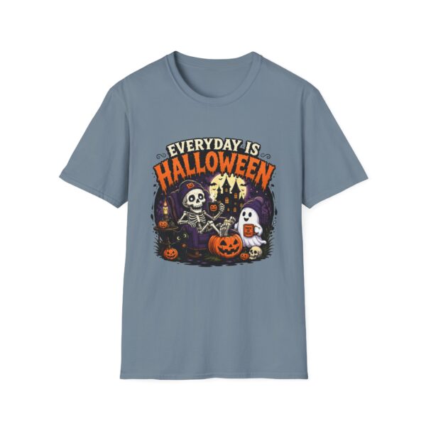 7675689030944576057_2048.jpeg Everyday Is Halloween T-Shirt — Spooky Skull & Pumpkin Graphic Tee