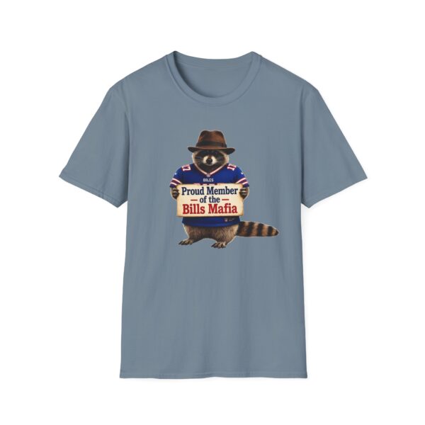 Bills Mafia Raccoon T-Shirt — "Proud Member of the Bills Mafia" Football Fan Tee