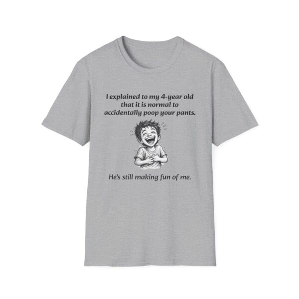 8394718158149258897_2048.jpeg Funny Parenting T-Shirt — "I explained to my 4-year old that it is normal to accidentally poop your pants"