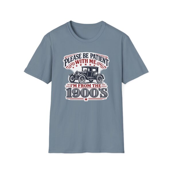 9261300065111369673_2048.jpeg Please Be Patient With Me Vintage Car T-Shirt — "I'm From the 1900's" Retro Tee