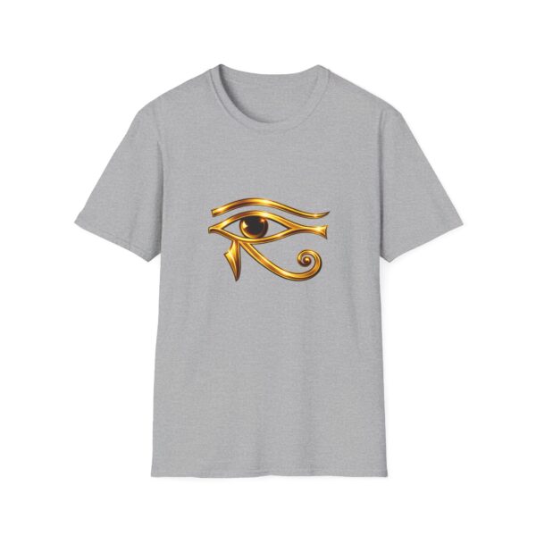 9869788213252367024_2048.jpeg Eye of Ra T-Shirt — Gold Egyptian Horus Eye Graphic Tee