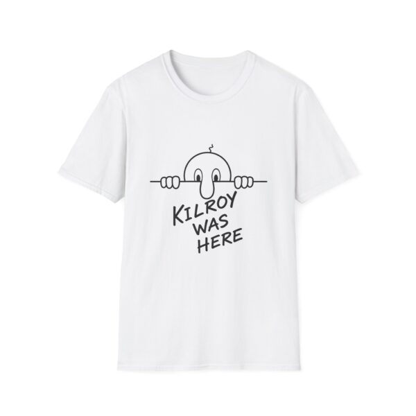 Kilroy Was Here T-Shirt, Funny Vintage Meme Shirt, WWII Graffiti Tee