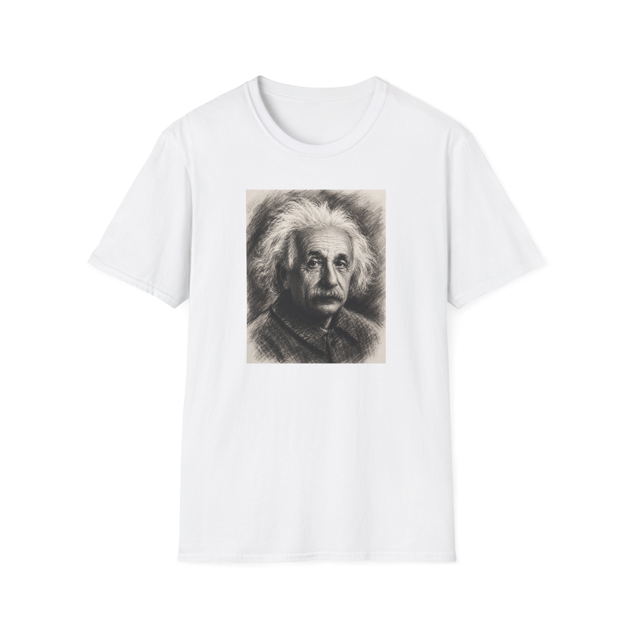 Einstein Portrait T-Shirt – Vintage Science Icon Tee