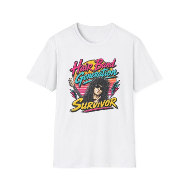 Hair Band Generation T-Shirt — Retro 80s Rock Survivor Graphic Tee