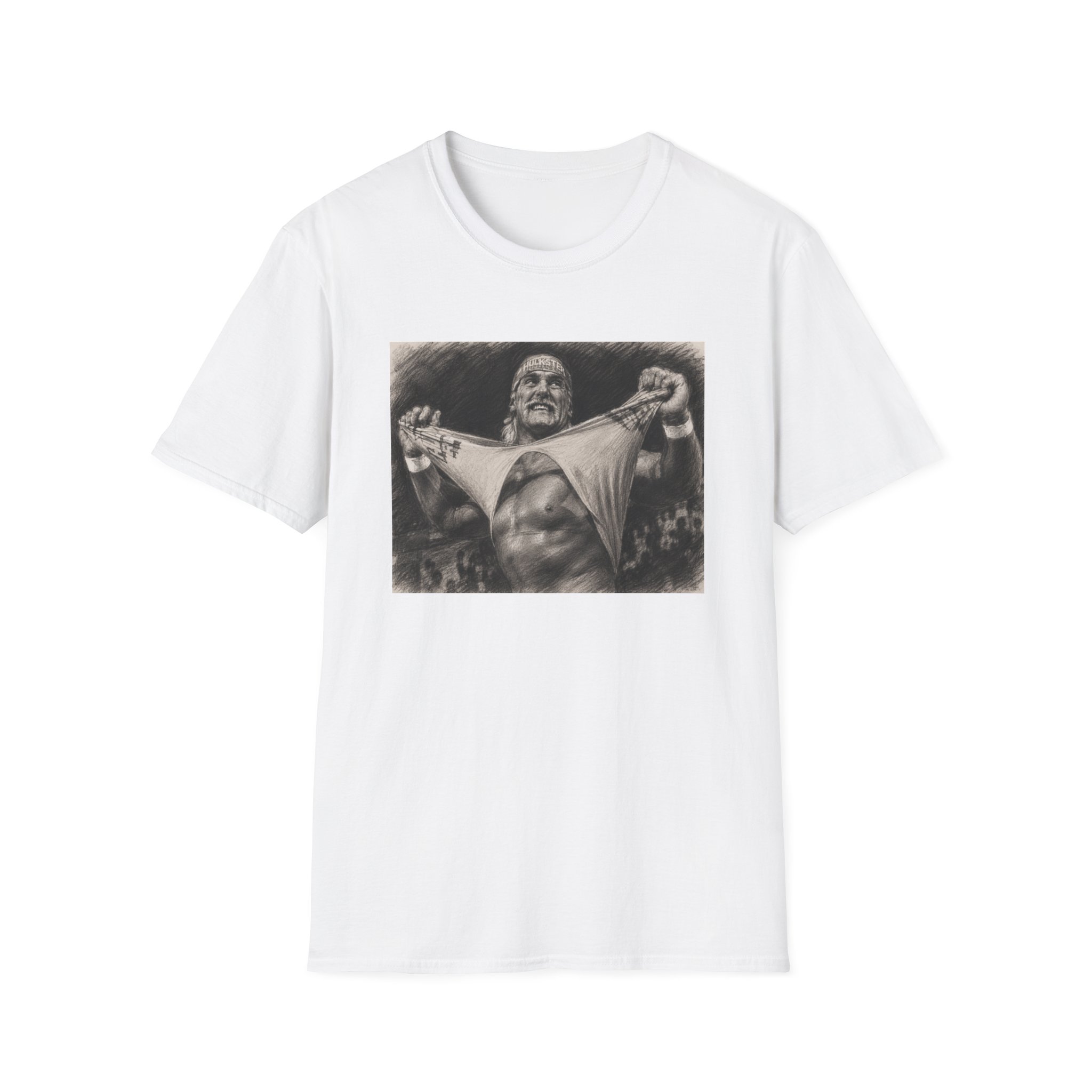 Wrestling Champion Hulk Hogan Vintage Photo T-Shirt