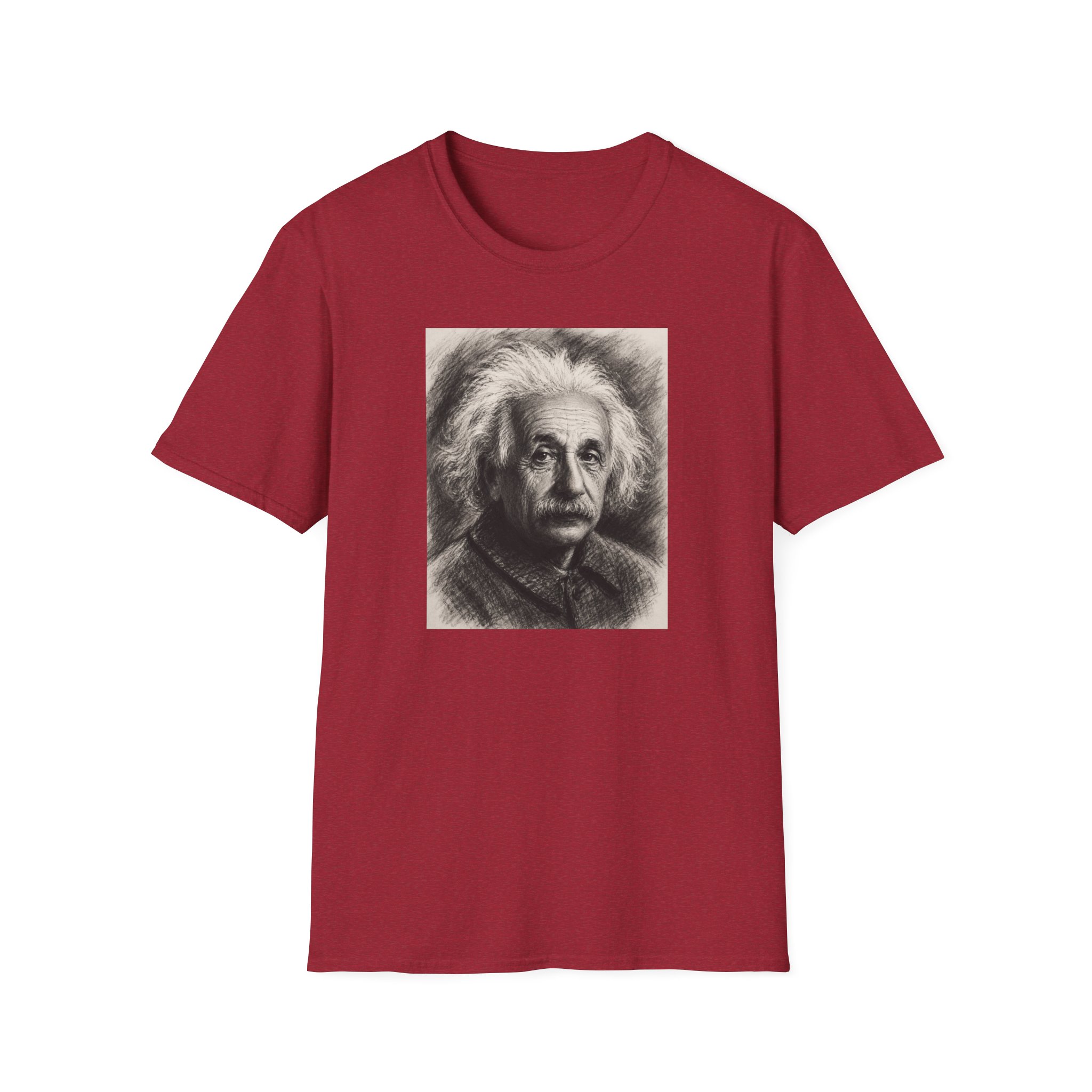 Einstein Portrait T-Shirt – Vintage Science Icon Tee - Image 6