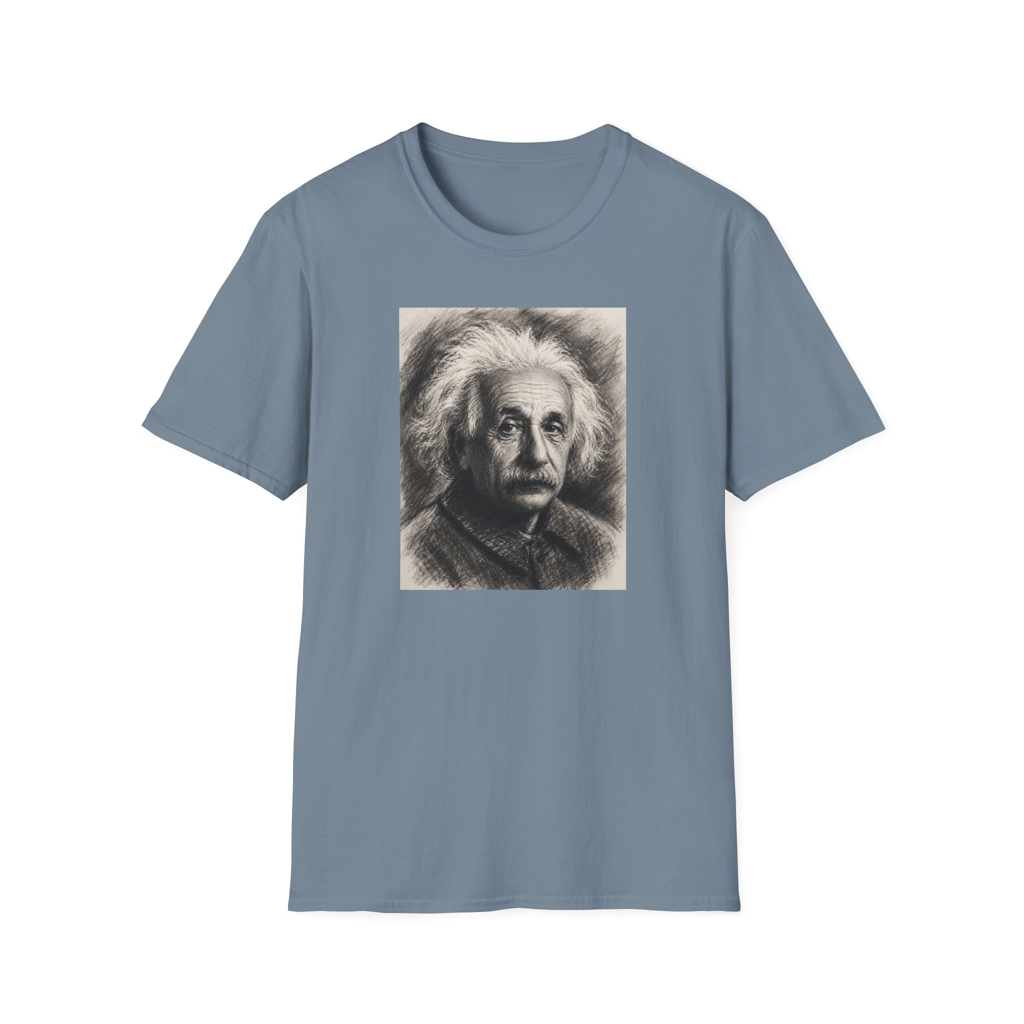 Einstein Portrait T-Shirt – Vintage Science Icon Tee - Image 4