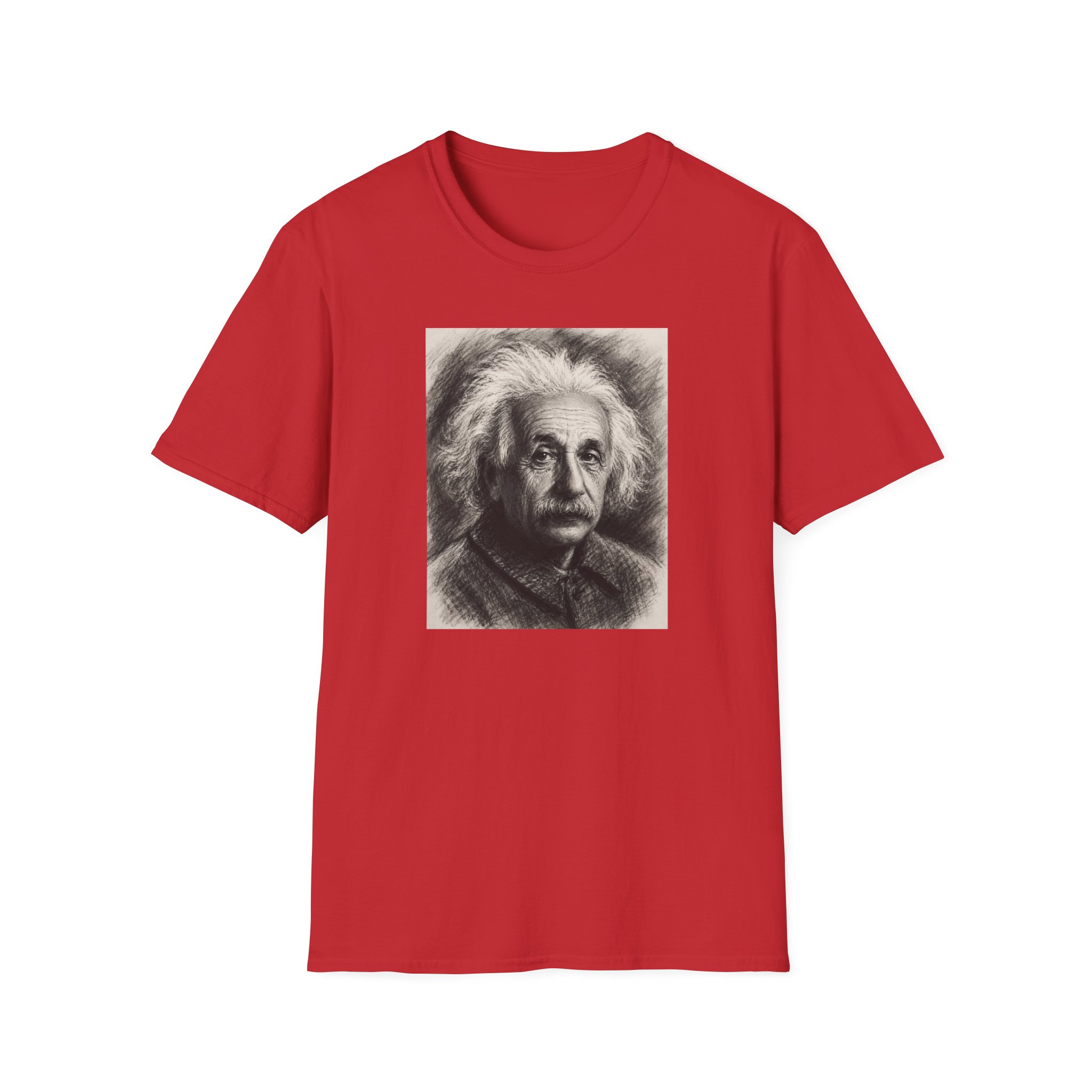 Einstein Portrait T-Shirt – Vintage Science Icon Tee - Image 5