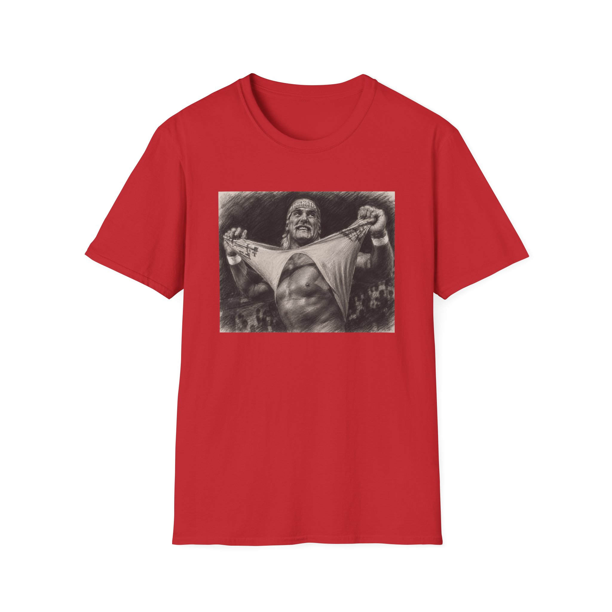 Wrestling Champion Hulk Hogan Vintage Photo T-Shirt - Image 6