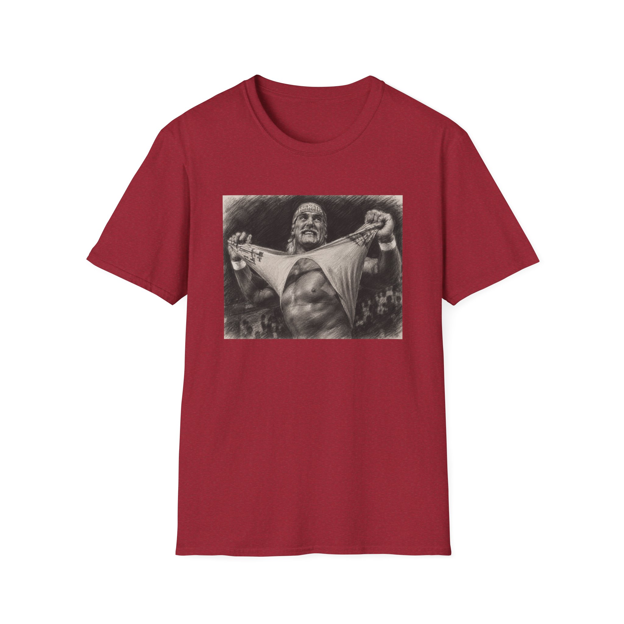 Wrestling Champion Hulk Hogan Vintage Photo T-Shirt - Image 7