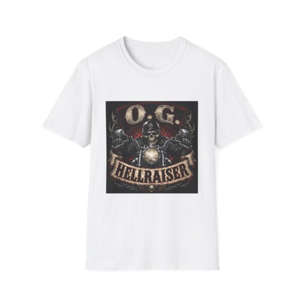O.G. Hellraiser Biker T-Shirt – Skull Motorcycle Graphic Tee