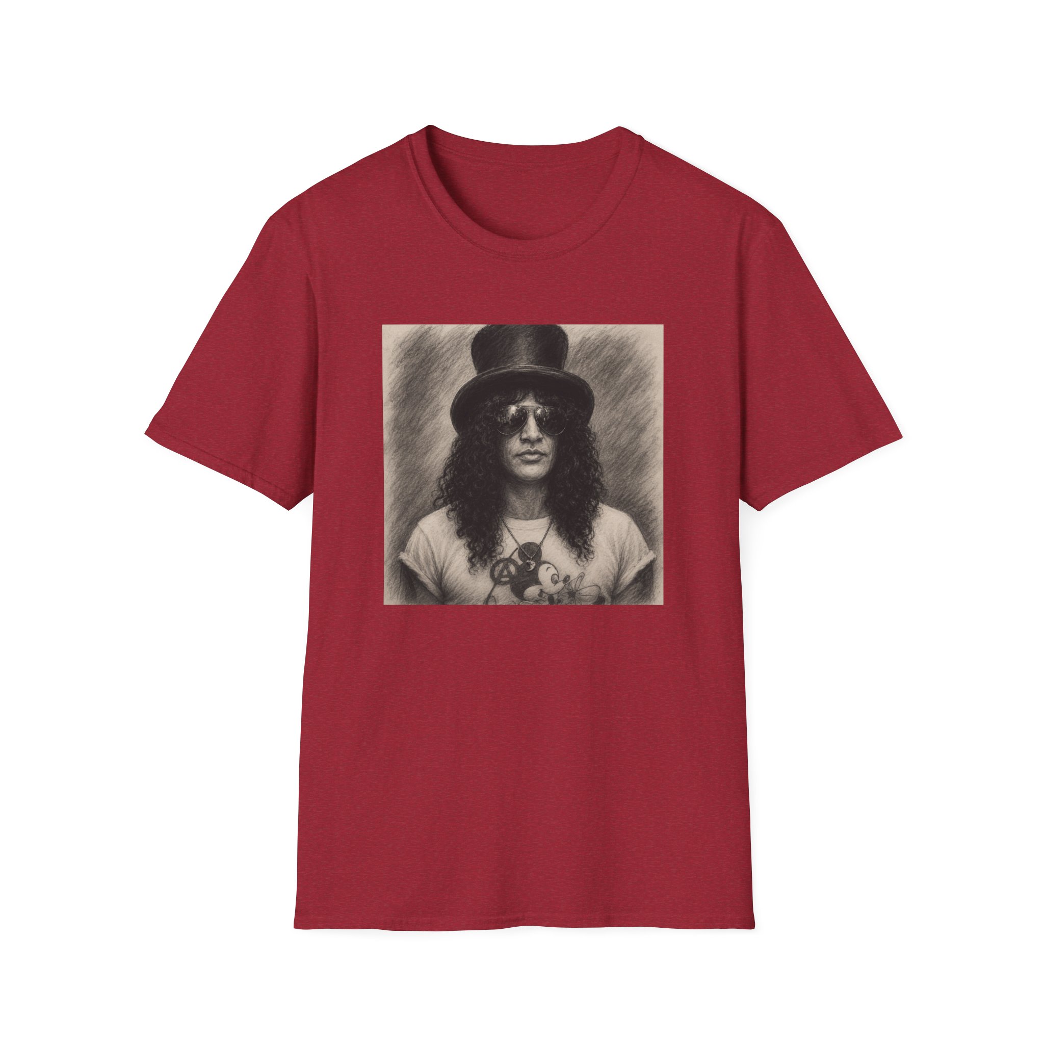 Vintage Rock Portrait T-Shirt - Image 7