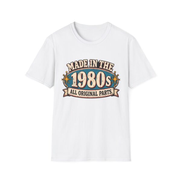 Made in the 1980s All Original Parts T-Shirt | Vintage Retro 80s Graphic Tee