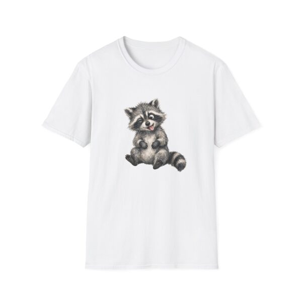 Goofy Watercolor Raccoon T-Shirt | Cute Funny Raccoon Graphic Tee